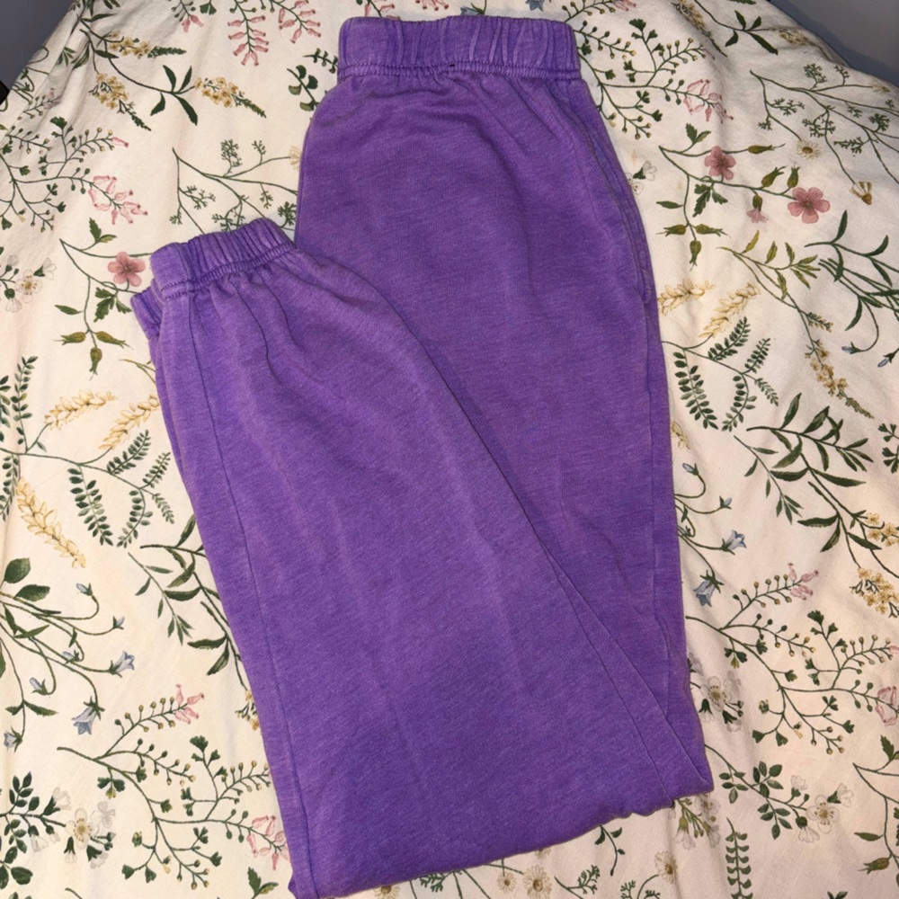 Garage Baggy Purple Sweatpants